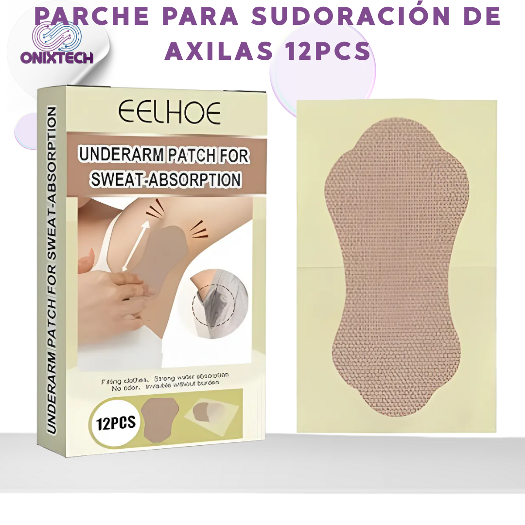 PARCHE PARA SUDORACIÓN DE AXILAS 12PCS